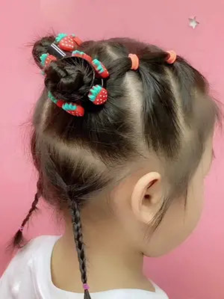 学生发型扎法新潮流,时尚与校园的完美融合
