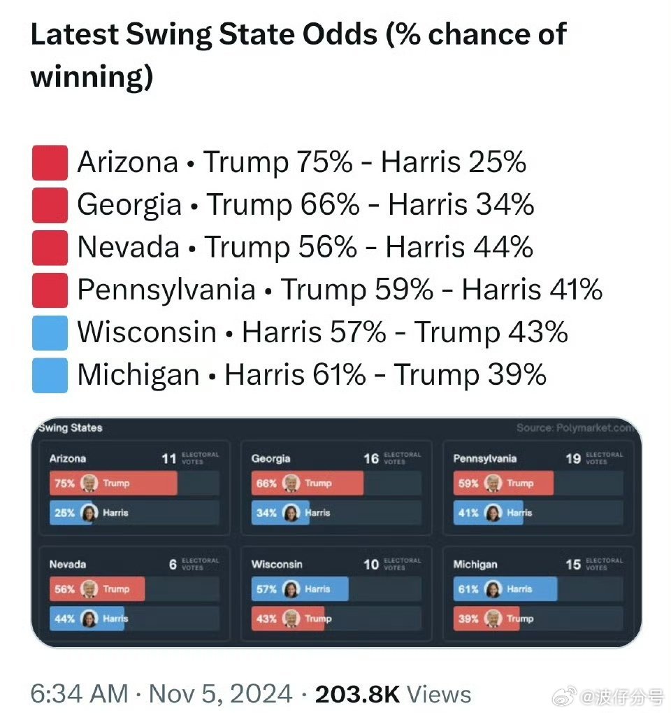 特朗普选举最新民调揭示民意动向及未来走向预测